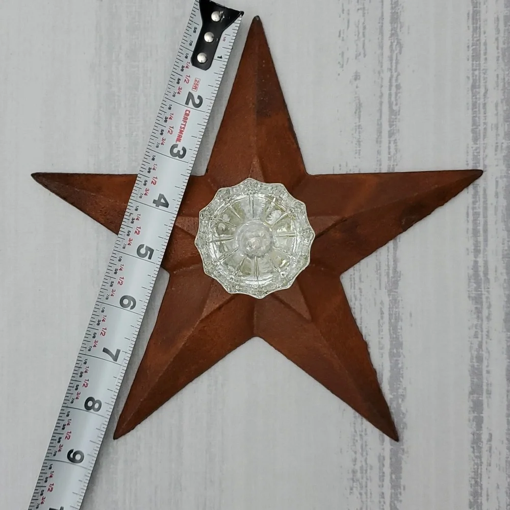 HOOK | Cast Iron Lone Star Coat Hook with Crystal Style Knob